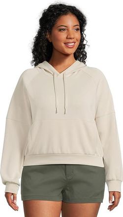 Prana Shea Hoodie Womens Clothing Almond : LG, Modal/Polyester/Spandex