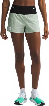The North Face Summit Series Pacesetter 3 Shorts In Misty Sage/tnf Black