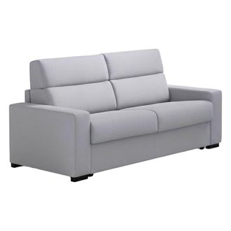 Dmora Sof&aacute; Fijo 2 Plazas Vialfre, Desenfundable, Hidrorrepelente, Hecho En Italia, Lavable, 180x95x100h Cm Gris