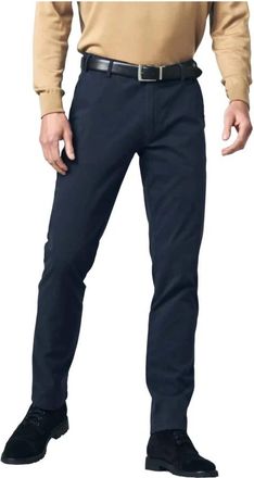 Meyer Oslo Modern Fit Chino - Heren - Slim Fit Broeken - Blauw - W25 - Katoen - Broeken