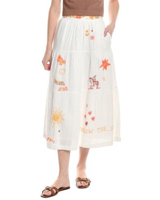 Mother The Tiered Maxi Skirt