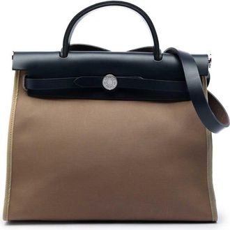 Herm&egrave;s Pre-owned Hermes Toile Herbag Zip 31 Satchel Ladies P269QCIAD6BVT5NC