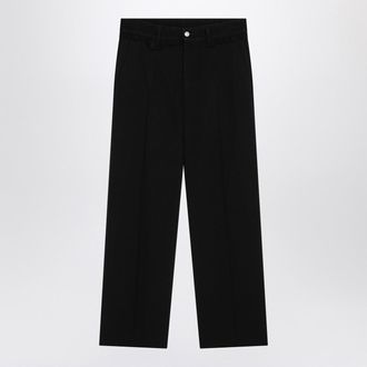 Maison Margiela Black Wool Blend Trousers