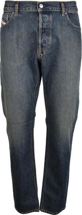 Diesel Denim Faded Cotton Jeans