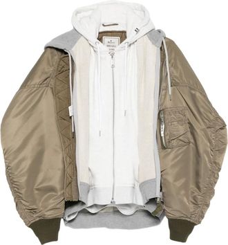 Miharayasuhiro Bomber con inserti - Verde