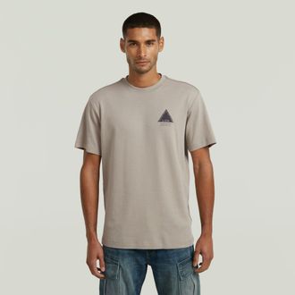G-Star Small Logo T-Shirt - Beige - Heren