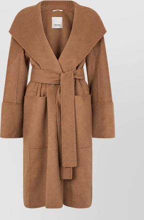 Max Mara cashmere wool belted coat