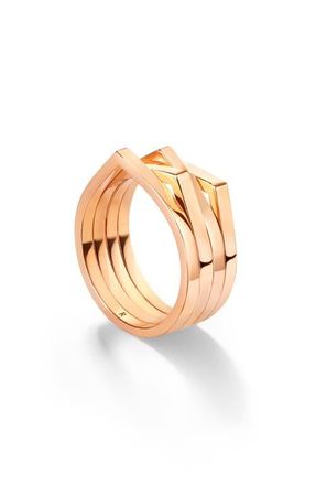 Repossi Antifer 4-Row Ring in Rose Gold at Nordstrom, Size 6.25