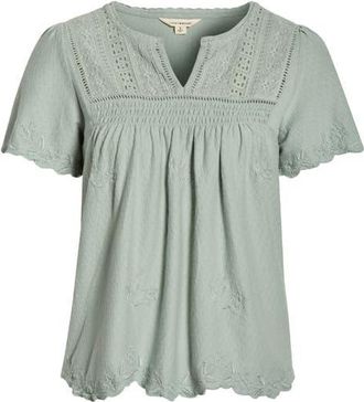 Lucky Brand Lace Trim Top in Abyss at Nordstrom, Size Xx-Large