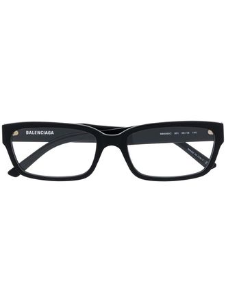 Balenciaga Occhiali rettangolari - Nero