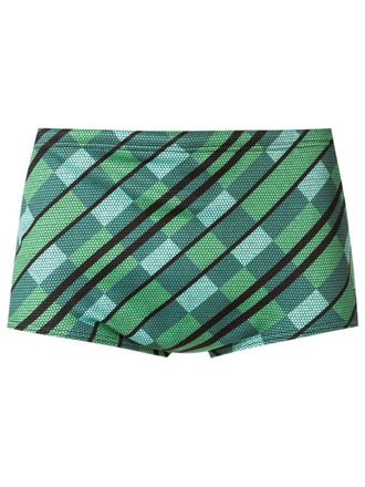 Amir Slama printed trunks - Groen