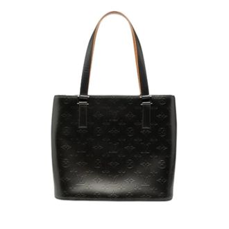 Louis Vuitton Pre-owned Tote Bags, female, Gray, Size: ONE SIZE Pre-owned Monogram Mat Stockton