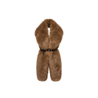Moncler Moncler Textured Bib, Women, Brown, Size: One Size