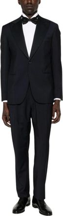 Corneliani Kostuums, Heren, Blauw, 2Xl, Single Breasted Suits