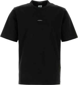 C.P. Company Black Cotton T Shirt