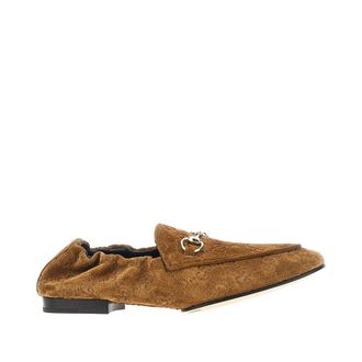 Gucci Suede leather Jordaan loafers Woman 36