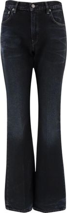 Haikure Flora Flared Jeans - Dames - Flared Jeans - Blauw - W25 - Katoen - Jeans