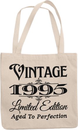 Generic 30th Birthday Totebag 1995 Vintage Limted Edition Aged To perfection (Natural)