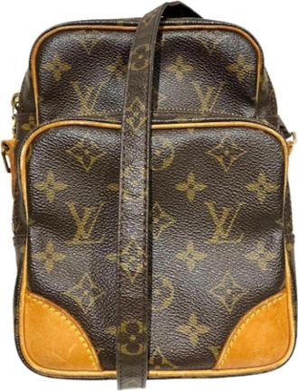 Louis Vuitton Pre-owned Schoudertas - Dames - Vintage Schoudertas - Bruin - ONE Size - Vintage