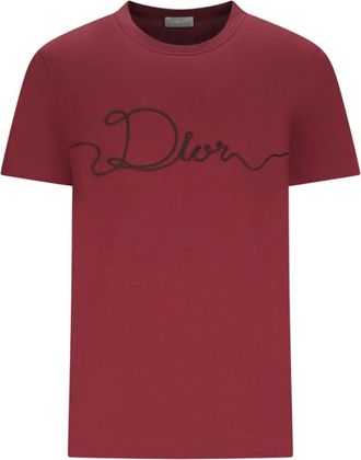 Dior Hombre, Camisetas, Rojo, Talla: M