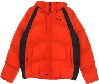 Nike Jordan Waterafstotende Pufferjas met capuchon - Heren - Ski Jassen - Rood - L - Polyester - Fitness