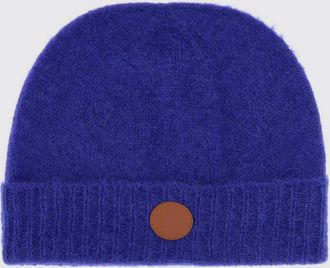 Vivienne Westwood Berretto in lana di alpaca con logo applicato e risvolto