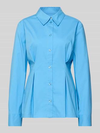 Gestuz Hemdbluse aus Baumwoll-Mix Modell Zopy in Hellblau, Gr&ouml;&szlig;e 34
