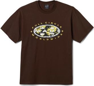Maui and Sons Full Circle Cotton Graphic T-Shirt in Brown at Nordstrom, Size Xx-Large