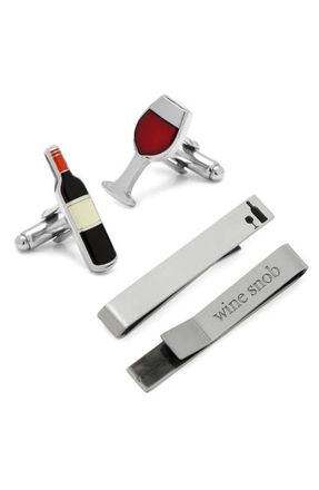 Cufflinks Inc. Wine Lover Tie Bar & Cuff Links Set in Multi at Nordstrom