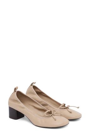 Mango Mary Jane Ballerina Pump in Beige at Nordstrom, Size 6.5Us