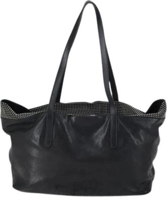 Jimmy Choo London Pre-owned Schoudertas - Dames - Vintage Shopper - Zwart - ONE Size - Leer - Vintage