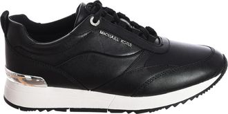 Michael Kors Glamoureuze Stride Sneaker - Dames - Sneakers - Zwart - 36 1/2 EU - Leer - Schoenen