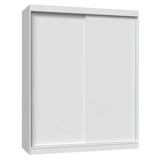 Hucoco Paolo - Armario Con 2 Puertas Correderas - Ancho 160 Cm - Vestidor Con 2 Puertas