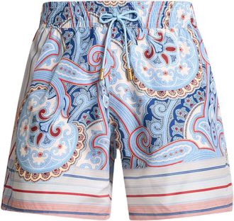 Etro paisley-print swim shorts - Blue