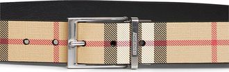 Burberry Reversible Archive Check Belt - Beige
