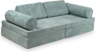 OEM Sof&aacute; De Juegos Montessori Comfort De Pana Color Menta Claro