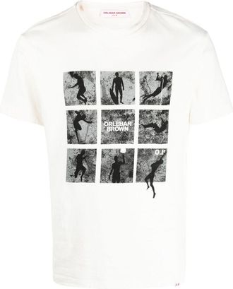 Orlebar Brown photograph-print T-Shirt - men - Fabric - M - Neutrals