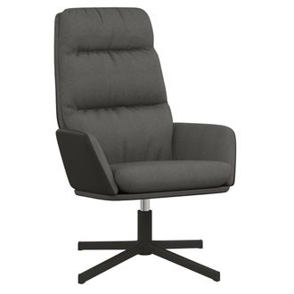 Nova Sill&oacute;n De Relax De Tela Gris Oscuro Vidaxl