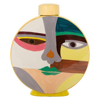 Dmora Vase Basemo, Design Moderne, Multicolore, Diam&egrave;tre 5 Cm