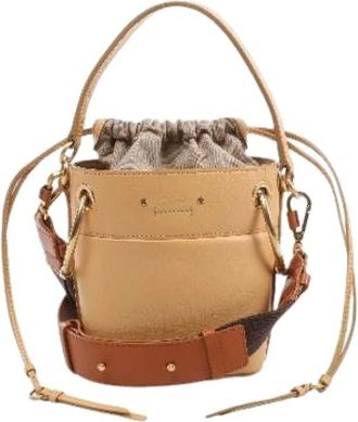 Chlo&eacute; Pre-owned Roy Bucket Bag - Pre-owned - Mujer - Beige - ONE SIZE