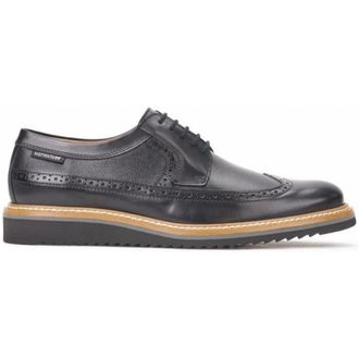 Mephisto Stijlvolle Veterschoen voor Heren - Heren - Veterschoenen - Zwart - 40 1/2 EU - Leer - Schoenen