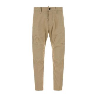 Dsquared2 Chinos, male, Beige, Size: XL Stretch Cotton Chino Pant
