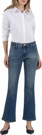 Kut from the Kloth Womens Kelsey Midrise Ankle Flare Pants In Effectiveness
