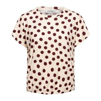 &Co Woman Madelief Dot Top - Dames - Tops - Veelkleurig - Maat: L Viscose