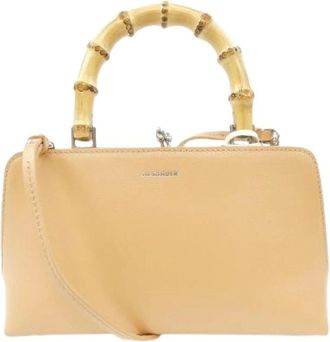 Jil Sander Pre-owned Handbags, female, Beige, Size: ONE SIZE Pre-owned Fabric Handbag