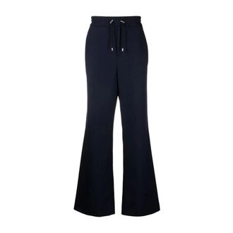 Balmain Sweatpants, male, Blue, M, Twill Pyjama Trousers