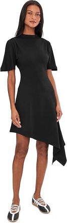 AllSaints Rosa Mini Dress Womens Dress Black : UK 10 (US Womens 6), Elastane/Polyamide/Viscose