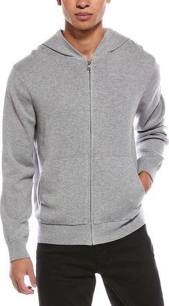 Vince Gray Modern Full Zip Wool-Blend Hoodie