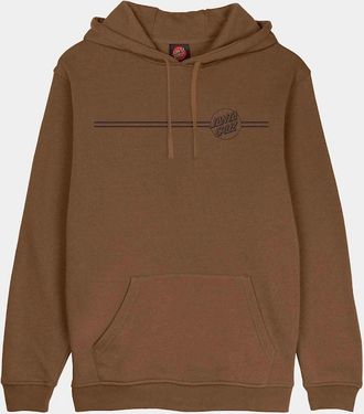 Santa Cruz Mens Santa Cruz Mens Tonal Opus Dot Stripe Hoodie - Brown - Size: 42