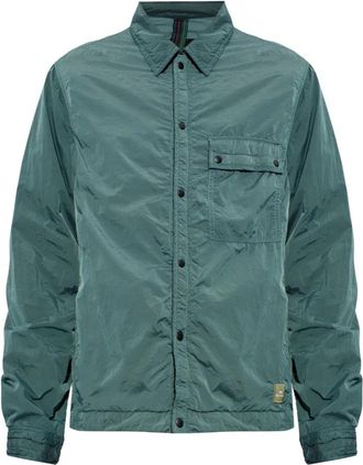 Paul Smith Jas met logopatch - Heren - Zomerjassen - Groen - XL - Jassen